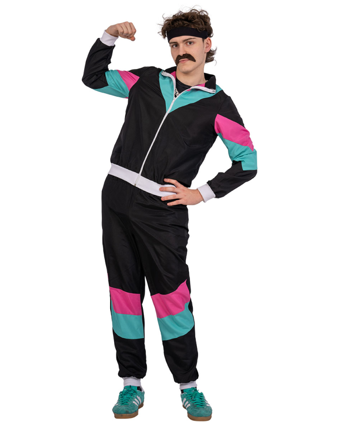 Costume tuta disco anni 80 e 90 T.U. (M/L) in busta c/gancio