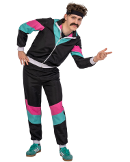 Costume tuta disco anni 80 e 90 T.U. (M/L) in busta c/gancio