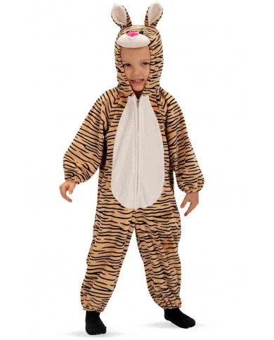 Costume da tigrotto per bambino, si compone di una tuta intera