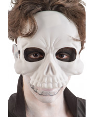 Chinless mask in plastic in the shape of a skull. An ideal