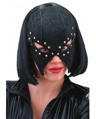 Masque MystÃ©rieuse en daim dans une pochette