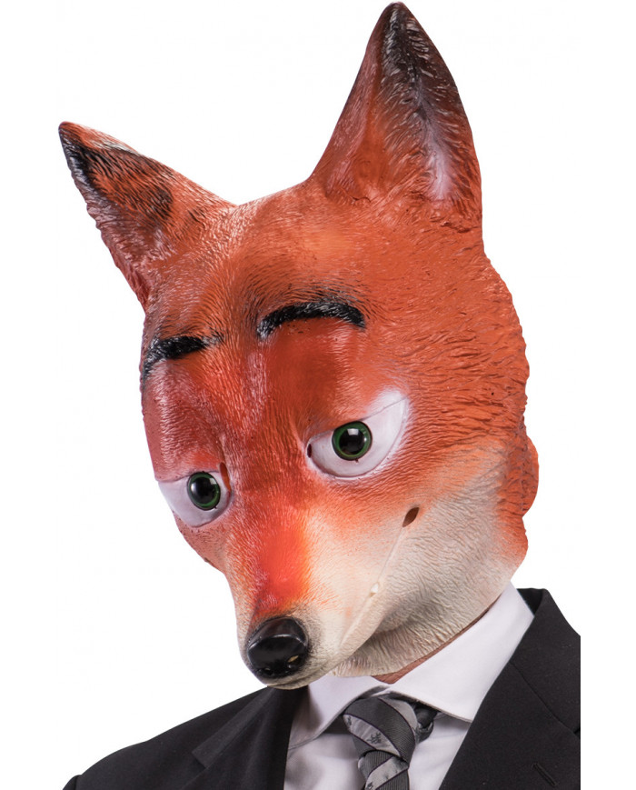 Fox mask in soft pvc for a cute Carnival disguise. Ideal to