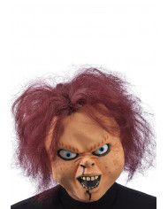 Horror Doll Latex Mask W/Header