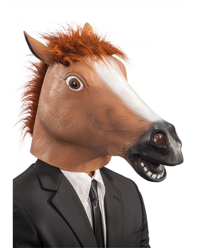 Horse Rubber Mask In Pbh