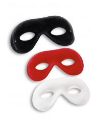 Antifaz de ante de colores surtidos con etiqueta colgante/etiqueta