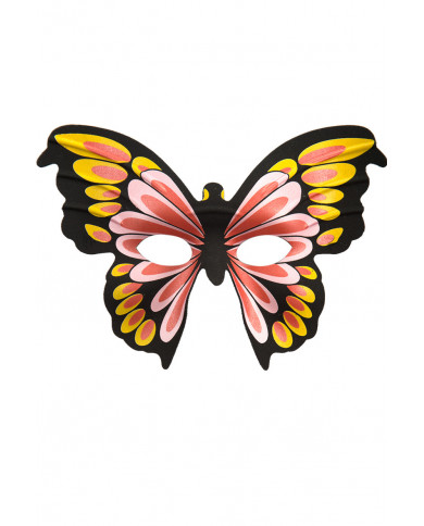 Chinless butterfly masks in fabric in assorted colors. For a