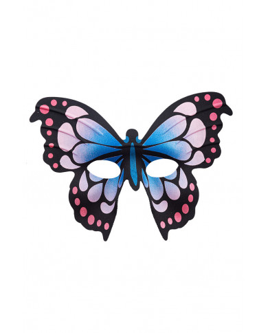 Chinless butterfly masks in fabric in assorted colors. For a