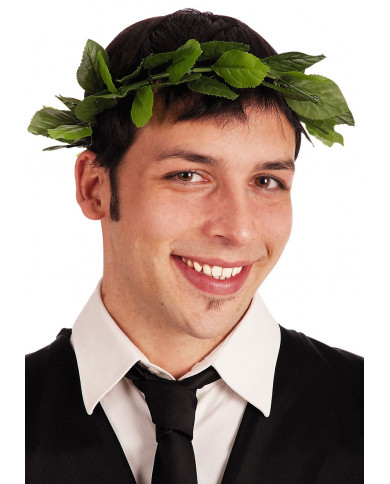 Corona de laurel con solapa de cartÃ³n