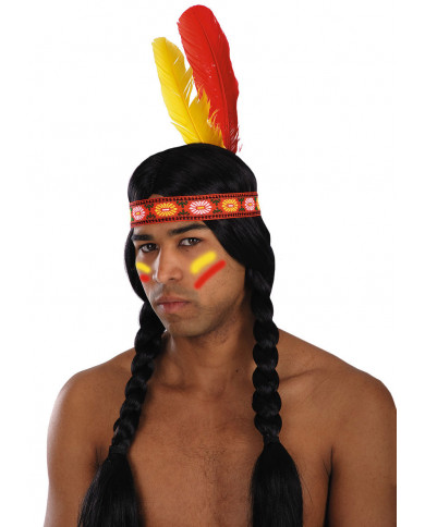 Diadema indio en bolsa con solapa de cartÃ³n