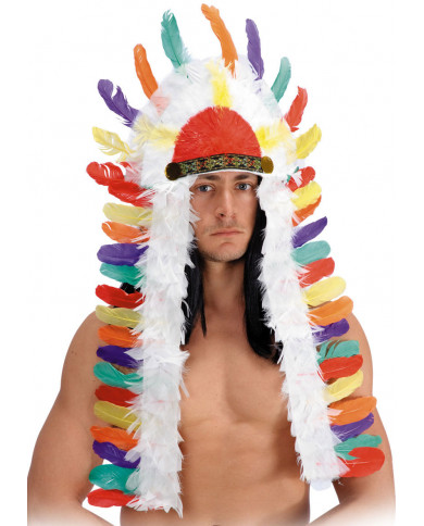 Diadema indio en bolsa con solapa de cartÃ³n