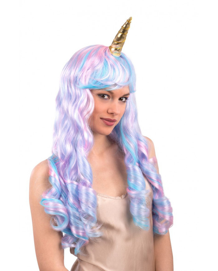 Unicorn wig, to become a magic and fairy creature, a symbol of