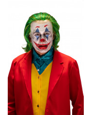 Cap with green hair to impersonate Joker, the crime prince on