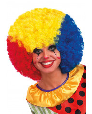 3 Colours Clown Wig In Box