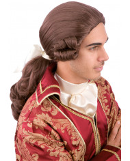 Parrucca uomo castana, per un travestimento storico in stile