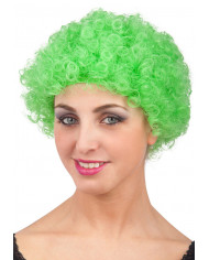 Curly Green Wig In Bag ( 60 Grs)