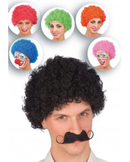 Assortimento parrucche riccioline, peso gr.60, realizzate in