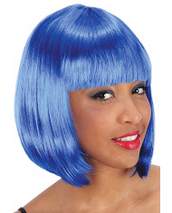 Pin Up Blue Wig In Bag