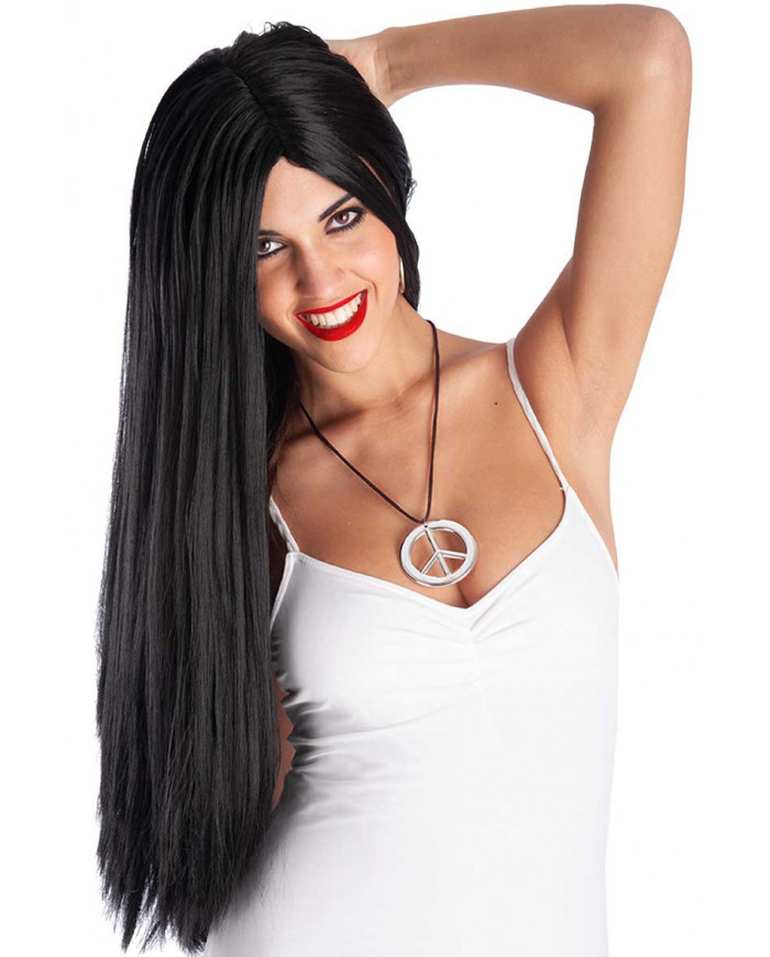 Extra Long Black Wig In Polybag