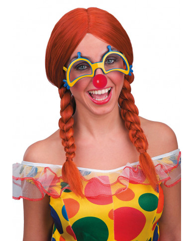 Copper Wig With Plaits In Box