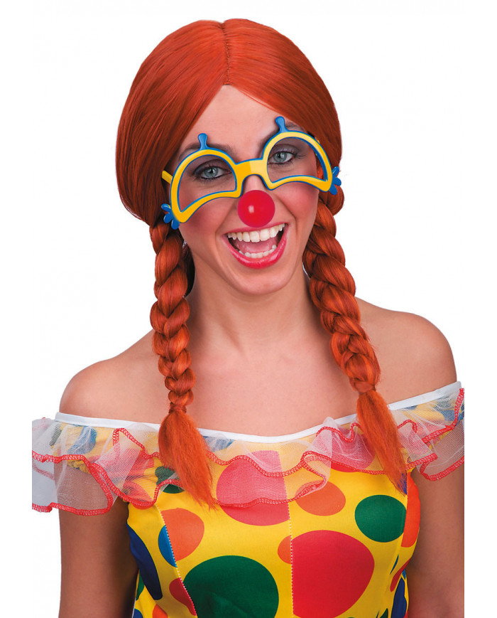 Copper Wig With Plaits In Box