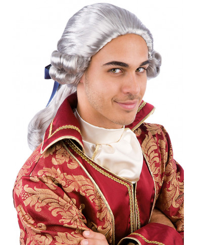 Parrucca uomo grigia, per un travestimento storico in stile