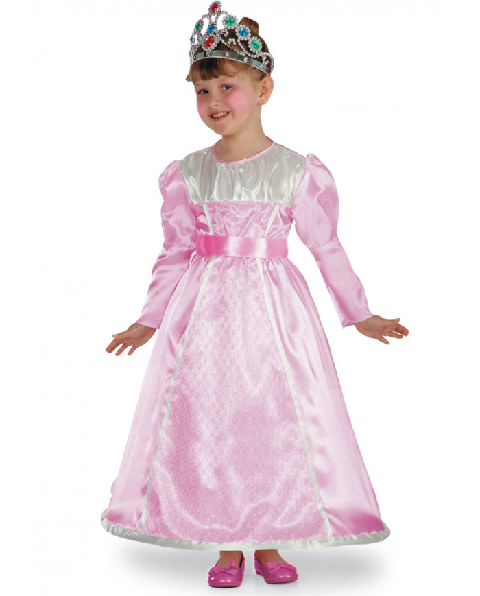 Costume Cenerentola per bambina. Composto da un abito lungo