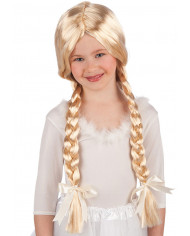 Blonde Wig W/Plaits In Polybag