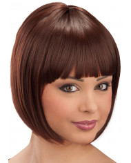 Brown Wig Natural Effect In Box