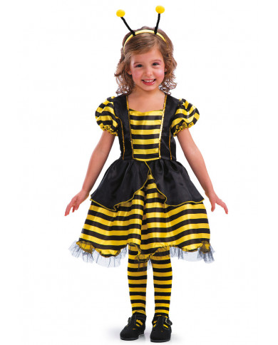Costume da ape per bambina. Composto da vestito in tessuto a