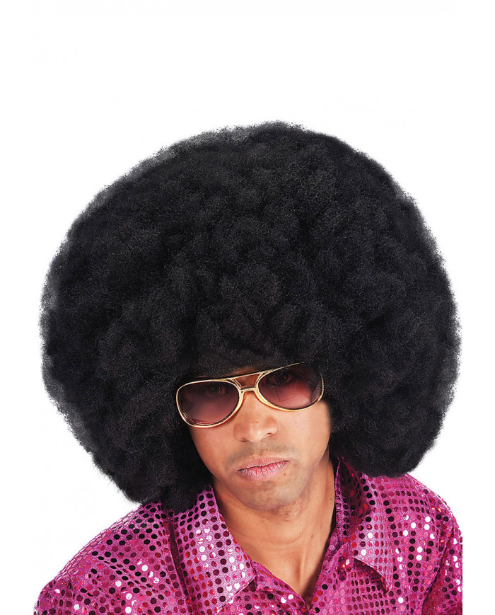 Black Afro Wig In Box Diam 40 Cm.