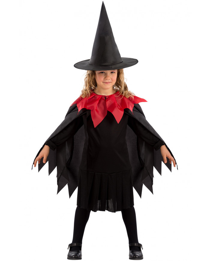 Witch Set In Polybag (Cape And Hat)