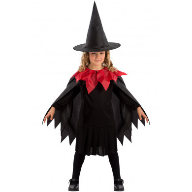 Witch Set In Polybag (Cape And Hat)