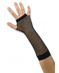 Black Netfish Gloves In Pbh, Length Cm.25