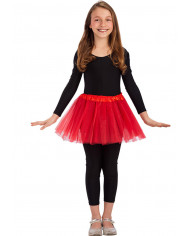 Tutu 'Red Tg.Unica Lungh.Cm.30 Girl In Envelope
