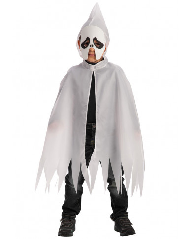 Ghost Set ( Cape W/Hood And Mask) In Bag