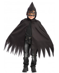 Ensemble dÃ©guisement araignÃ©e (cape Ã  capuche, longueur 70 cm environ