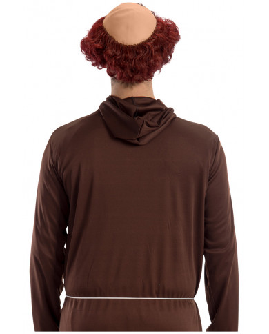 Costume da frate, adulto, taglia unica (L-XL) realizzato in