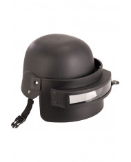 Special forces helmet made of black plastic for children.