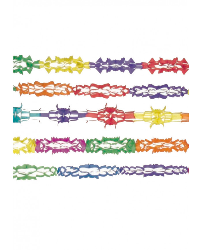 5 guirnaldas surtidas de unos 4 m de largo en bolsa con solapa de