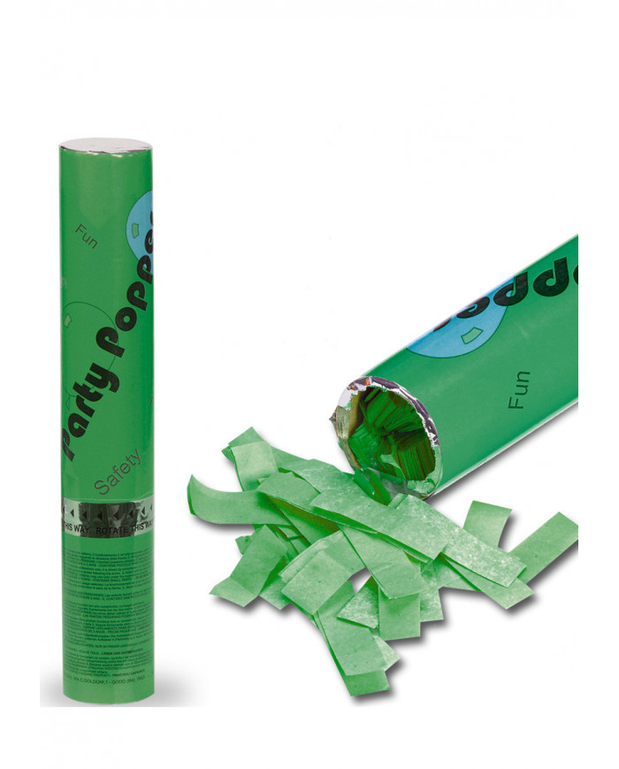 Compressed Air Green Confettis Shooter H.Cm.30