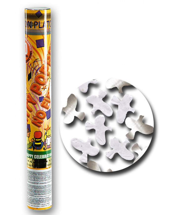 Compressed Air Doves Confettis Shooter H.Cm.40