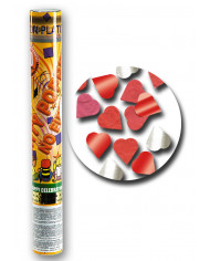 Compressed Air Hearts Confettis Shooter H.Cm.40