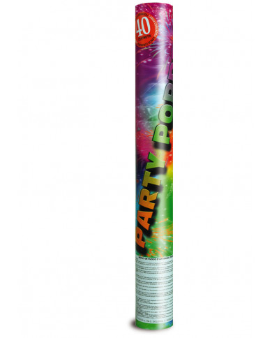 Konfettikanone druckluftbetrieben H. ca. 40 cm in Aussteller