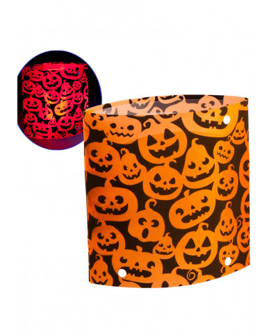 LÃ¡mpara lum. con calabazas (pilas incluidas) de unos 14 cm de alto en