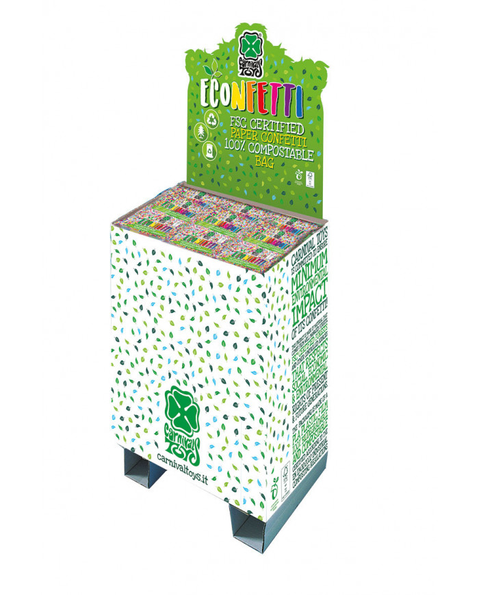 Pallbox containing pcs. 160 of confetti in FSC certified paper