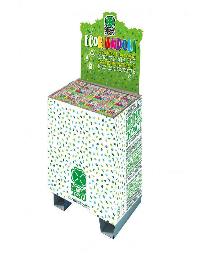 Pallbox containing pcs. 160 of confetti in FSC certified paper
