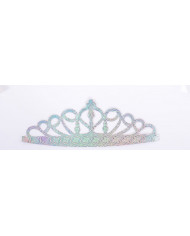 6 metallized silver crowns, perfect as a gadget at Birthday and