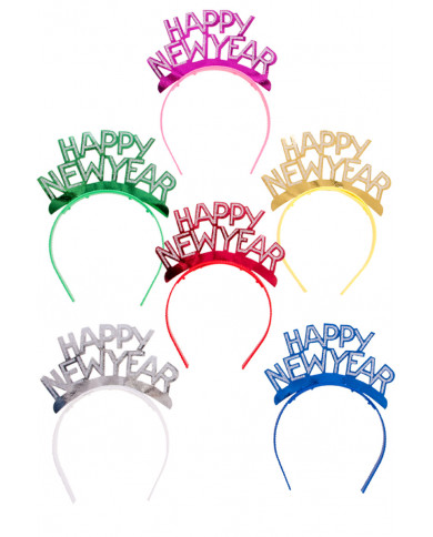 Confezione da 25 cerchietti in carta metallizzata con la