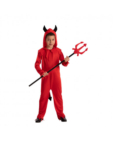 Costume da diavoletto per bambino. Si compone di una tuta