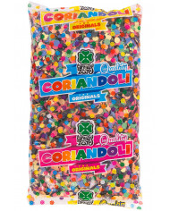 Busta di coriandoli colorati da gr. 100, indispensabili per una